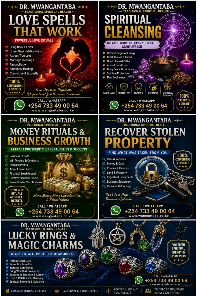 Mtibabu Mganga wa Kienyeji Kitui Karibu Nami: Kukomesha Uzinzi +254733490064 | Dkt Mwangantaba